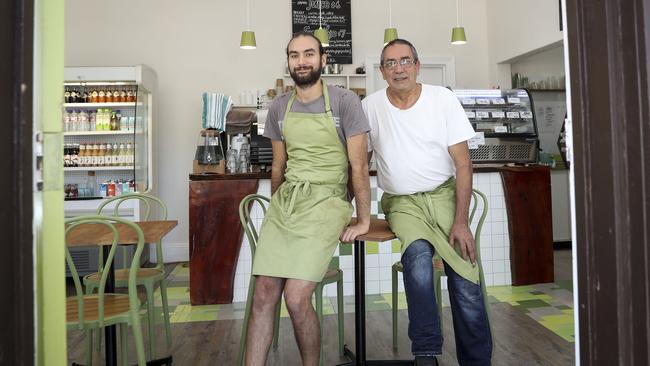 Charles St Deli, has been turned into a vegan lunch bar by its new owners, father and son Nelson and Marco Santos.