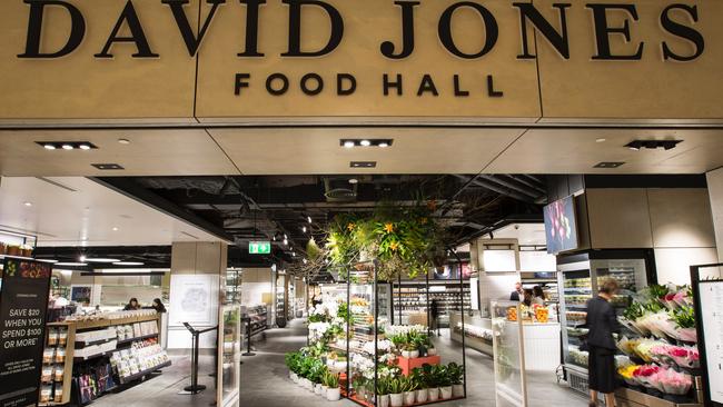 The David Jones Bondi Junction fancy new Food Hall. Picture: Damian Shaw
