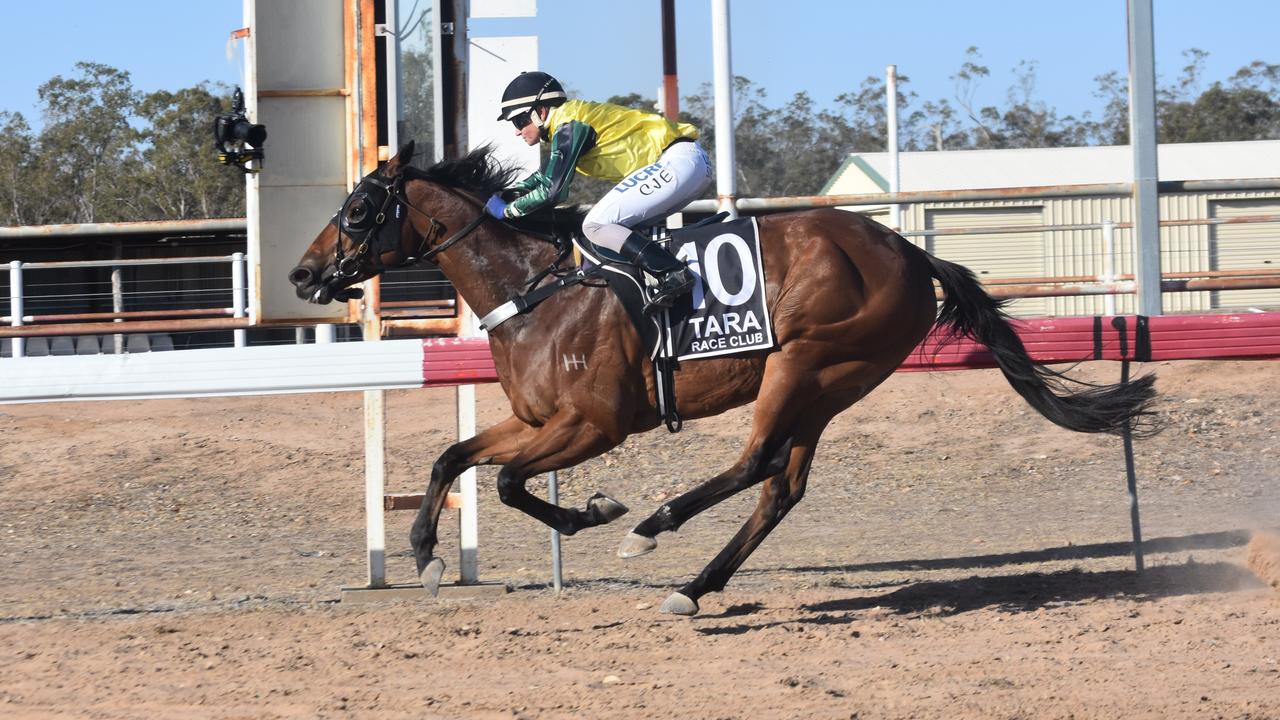 Ritchford and jockey Cecily Eaton complete a comfortable win in this month's Tara Cup for trainer Jackie Crompton.