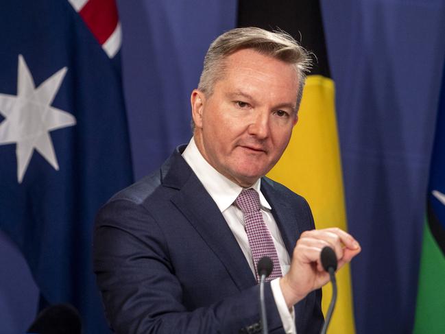 Australian Federal Minister for Climate Change and Energy Chris Bowen. Picture: NewsWire / Jeremy Piper