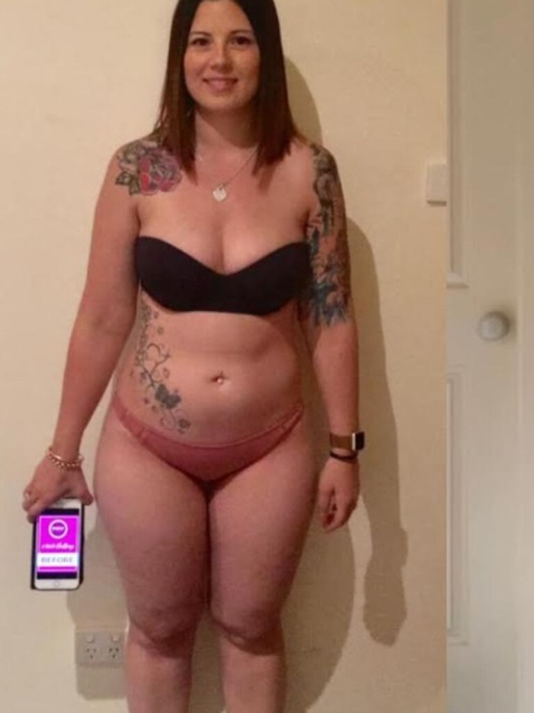 Carly Sullivan, 35, embarked on a lifestyle transformation after developing an unhealthy relationship with food. Picture: Supplied