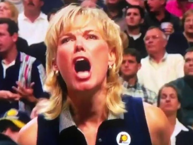 Indiana Pacers fan Kathy Harrison became a viral meme.