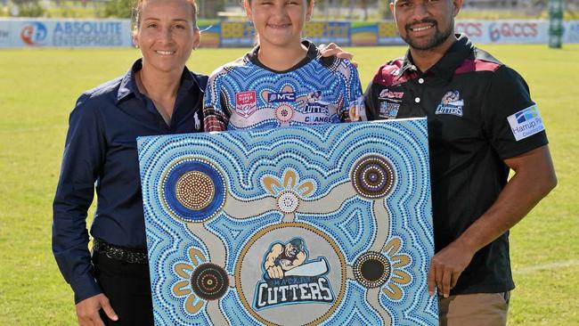 Sam Bliss, Charli Bliss and Jayden Hodges. Picture: Stuart Quinn