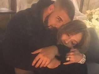 Drake and J Lo on Instagram. Picture: Supplied