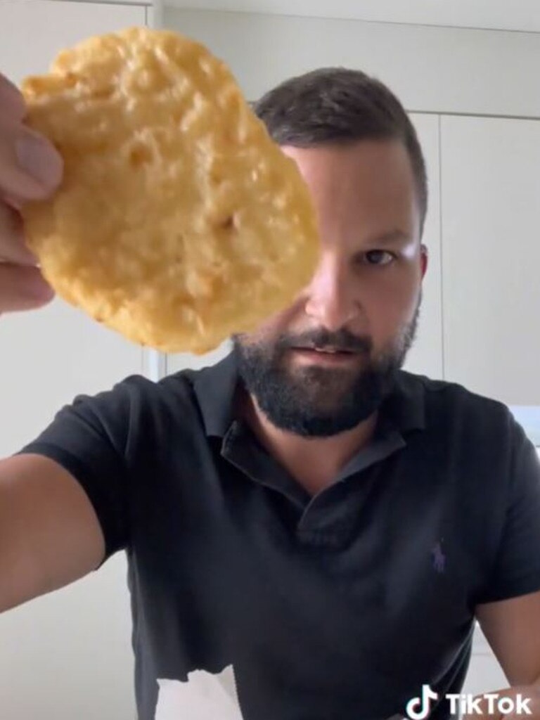 The new potato scallops are also proving controversial. Picture: TikTok/Ange Eats