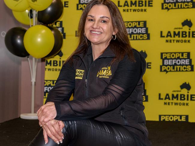 Senator Jacqui Lambie. Picture: NewsWire / Simon Sturzaker