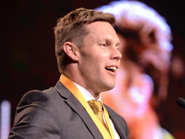 2016 Hawthorn best and fairest count at Crown Palladium. Winner of the Peter Crimmins medal Sam Mitchell. Picture: Eugene Hyland