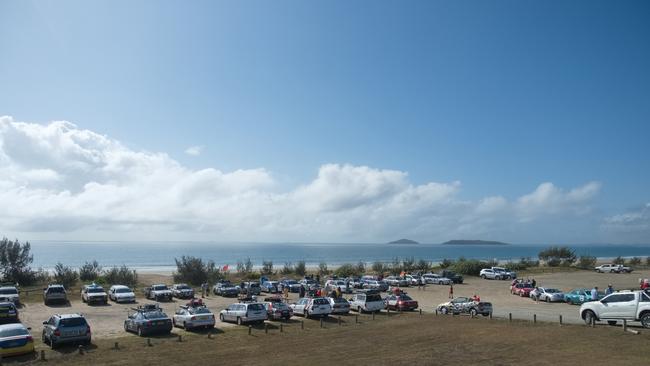 Awaiting the start ordeers at Mackay Harbour. Shitbox Rally 15th October, 2022. Picture: Marty Strecker