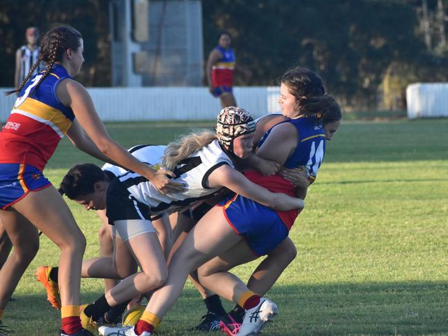 AFL Capricornia senior women, Round 1, Rockhampton Panthers versus Gladstone Suns, at Rockhampton Cricket Grounds on April 13, 2024.