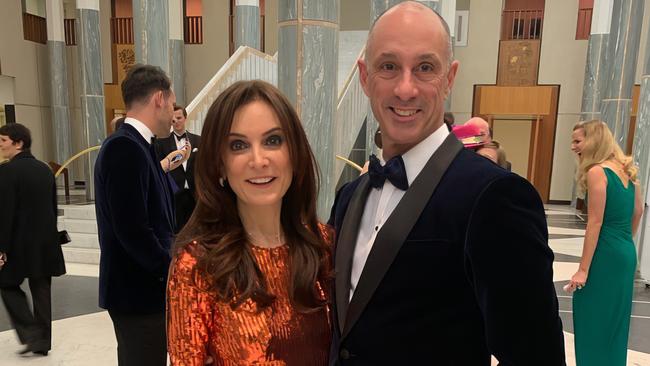 Senator David Van and his wife Nerilee at the Mid Winter Ball in Canberra.