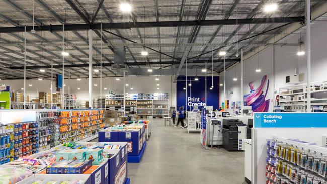 Officeworks is known for its stationery range. Picture: Officeworks