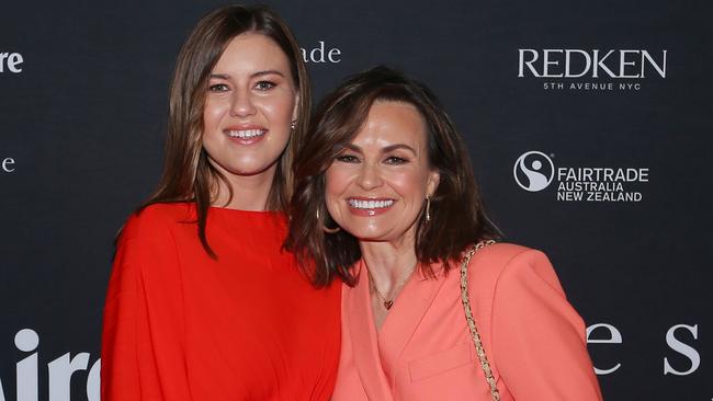 Brittany Higgins and Lisa Wilkinson in 2022. Picture: Getty Images