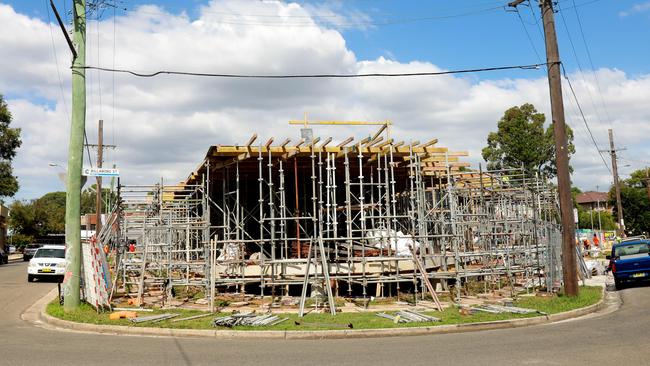 The unit site opposite the carpark. Picture: Angelo Velardo