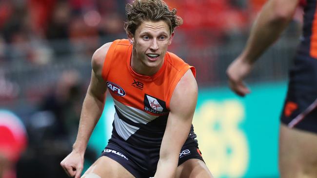 Lachie Whitfield transformed into a star defender in 2018. Picture: Phil Hillyard