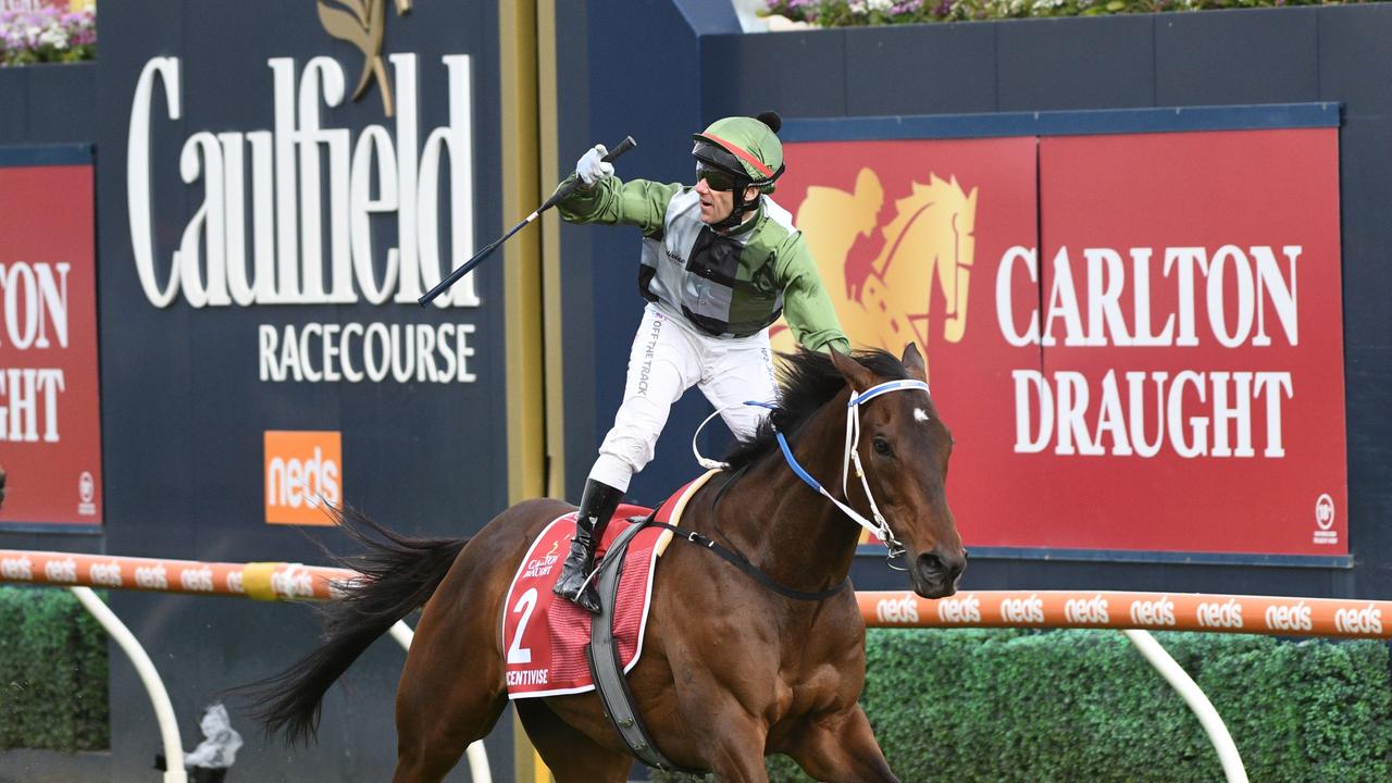 Caulfield Cup winner Incentivise is the short-priced favourite. Photo by Vince Caligiuri/Getty Images