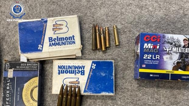 Ammunition seized. Picture: NSW Police