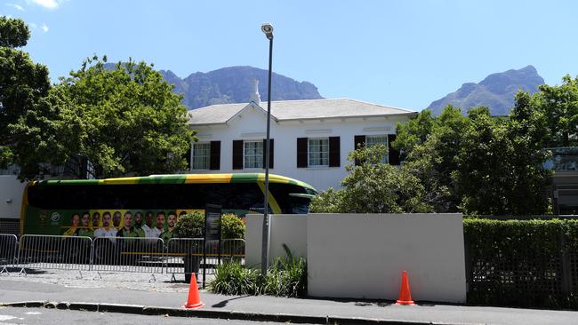 The Vineyard Hotel, where the England and South Africa teams are staying after the first ODI between the teams was abandoned. Picture: Getty Images