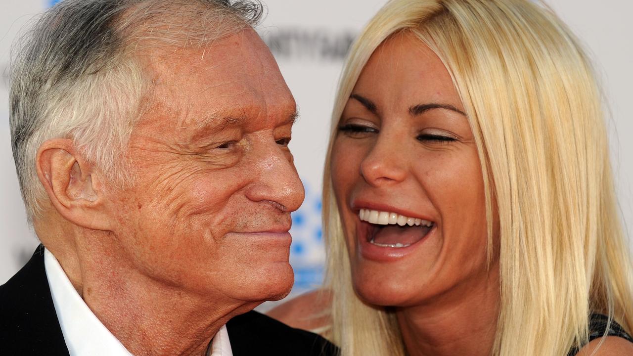Conrad has accused Crystal of exploiting Hugh since his death. Picture: Gabriel Bouys/AFP