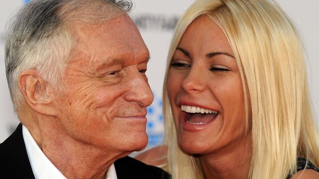 Conrad has accused Crystal of exploiting Hugh since his death. Picture: Gabriel Bouys/AFP