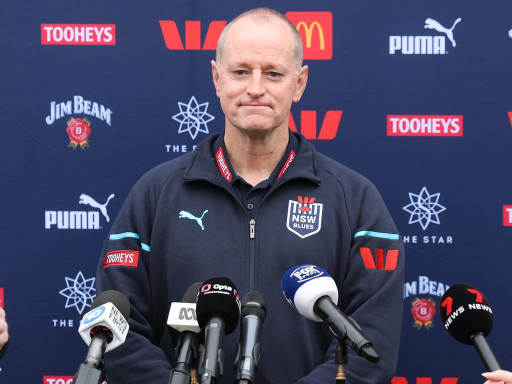 NSW Blues coach Michael Maguire has a big task on his hands to break a Suncorp Stadium hoodoo. Picture: Rohan Kelly