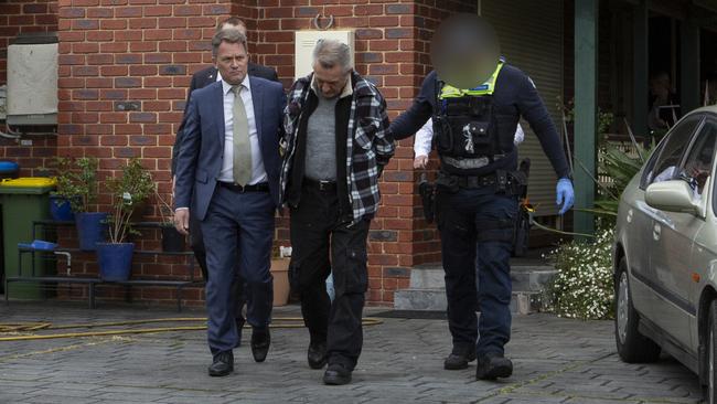 A 68-year-old Melbourne man arrested in Rowville, Victoria following a murder investigation into Irma Palasics in 1999. Picture: ACT Policing