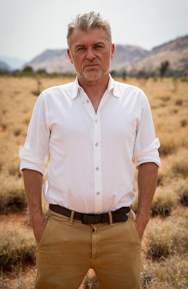 Grant Wilson, executive chair of Tivan, photographed in Central Australia