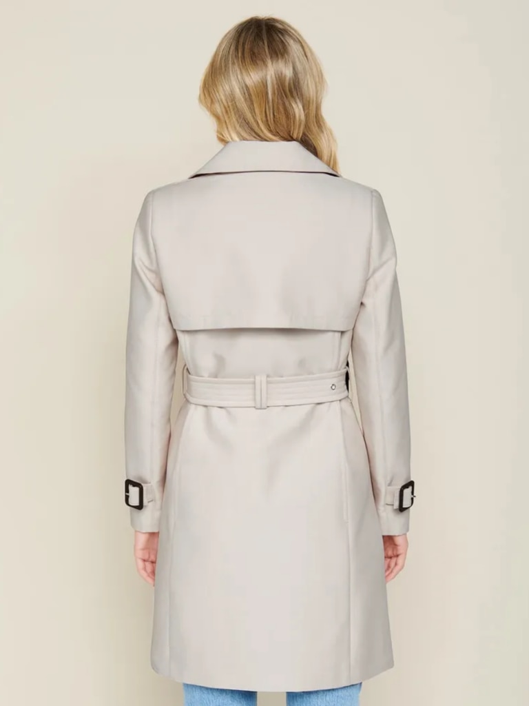 Jupiter Structured Trench in Stone. Image: Forever New.