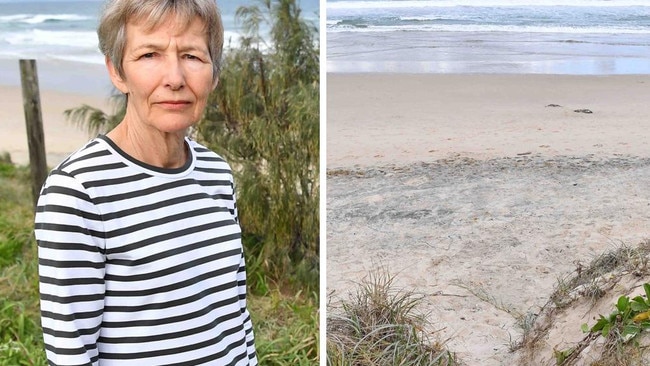 Judy Tulloch voiced her concerns over encroachment onto the Noosa region’s beach dunes. Photo: Patrick Woods