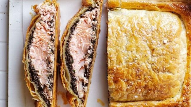 Trade up the beef for this gorgeous salmon wellington