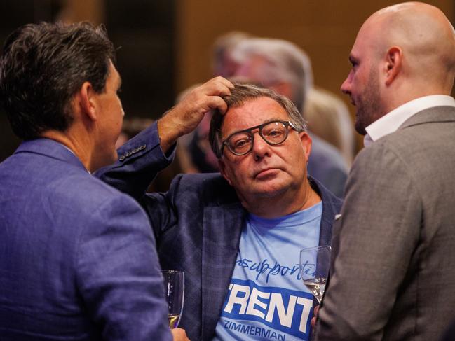 Liberal lobbyist and powerbroker Michael Photios on election night. Picture: Jason Edwards