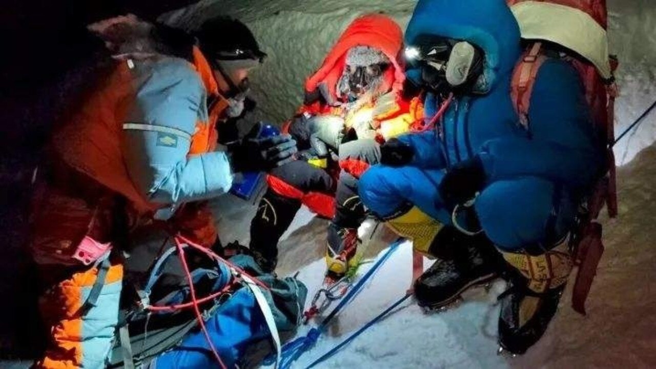 The woman recovered after the rescue.