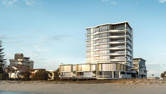 The absolute beachfront tower.