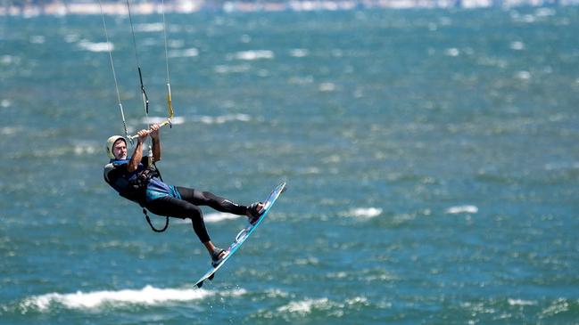 Kite surfer Chris Herbert, who was injured in a major accident. Picture: Phil Holloway