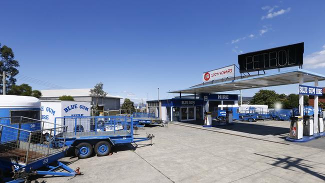 The Newell family have sold the Blue Gum service station in North Hobart. Picture: MATT THOMPSON