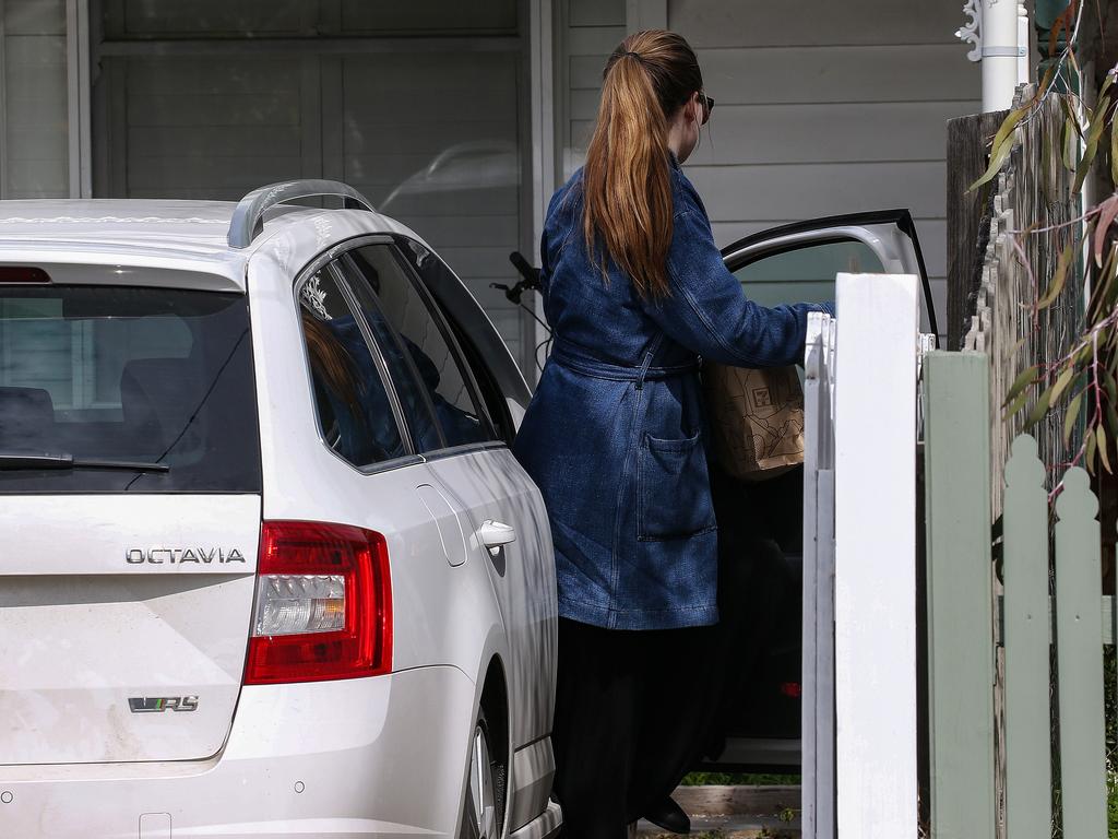 Belle Gibson at home in Northcote. Picture: Ian Currie