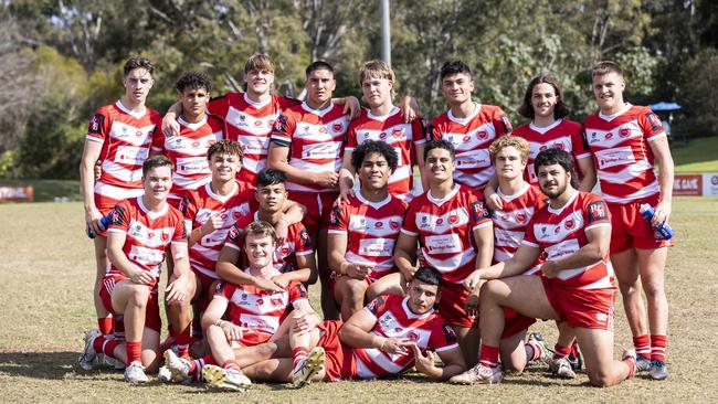 Palm Beach Currumbin SHS are on the march - again. Picture: Matthew Poon