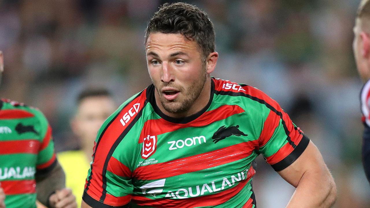 Rabbitohs star Sam Burgess will return from suspension against Manly. Picture. Phil Hillyard