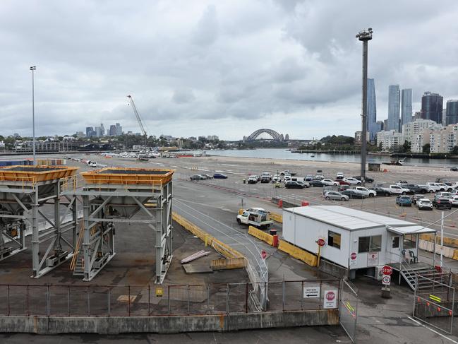 Glebe Island is the subject of a report commissioned my the Minns government. Picture: Tim Hunter.