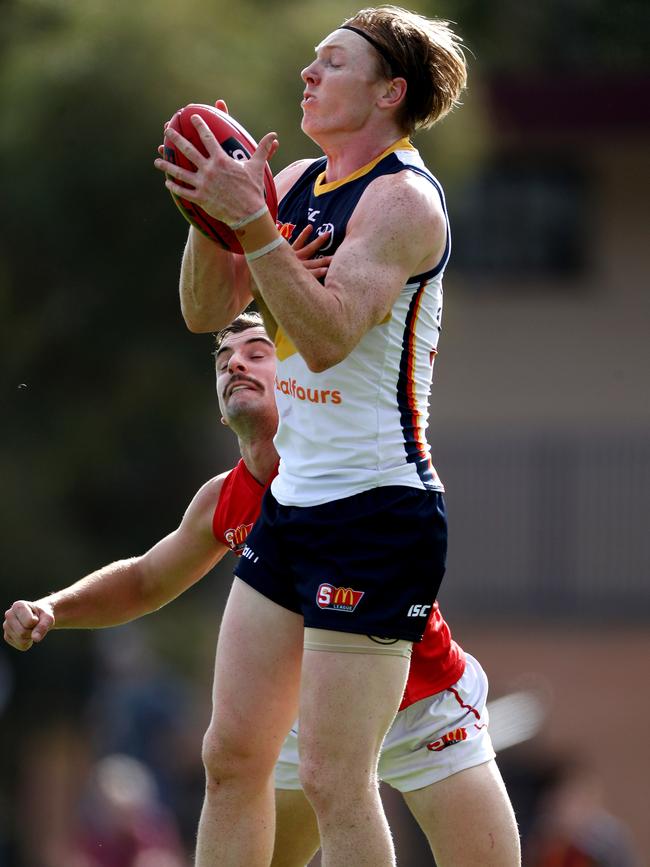 James Loneragan will play for Salisbury North this season when not required for the Crows’ SANFL side. Picture: Calum Roberston 