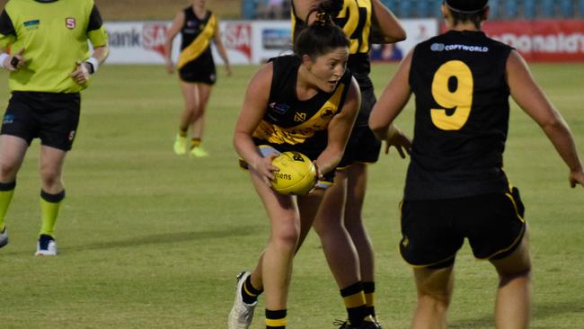 Ellie Kellock playing for Glenelg. Picture: Gordon Anderson