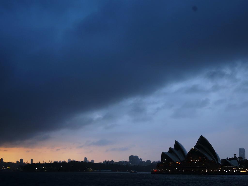 The low hits Sydney at Sunrise .picture John Grainger