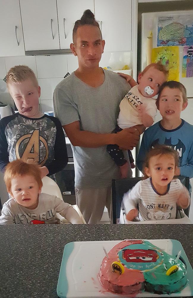 Wayne Godinet lost his life on Russell Island when a fire took hold of the family home also killing his 5 boys, Zac and Harry Stephenson, twins Kyza and Koah Godinet and youngest Nicky Godinet. Picture Facebook