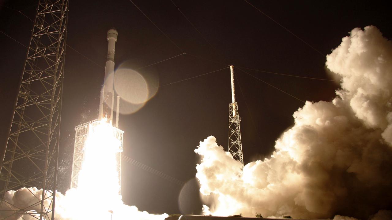 The rocket carrying the Boeing Starliner crew capsule on an orbital flight test to the International Space Station lifts off on Friday, December 20, 2019 at Cape Canaveral. The Starliner spacecraft did not reach the proper orbit. Picture: AP Photo/Terry Renna