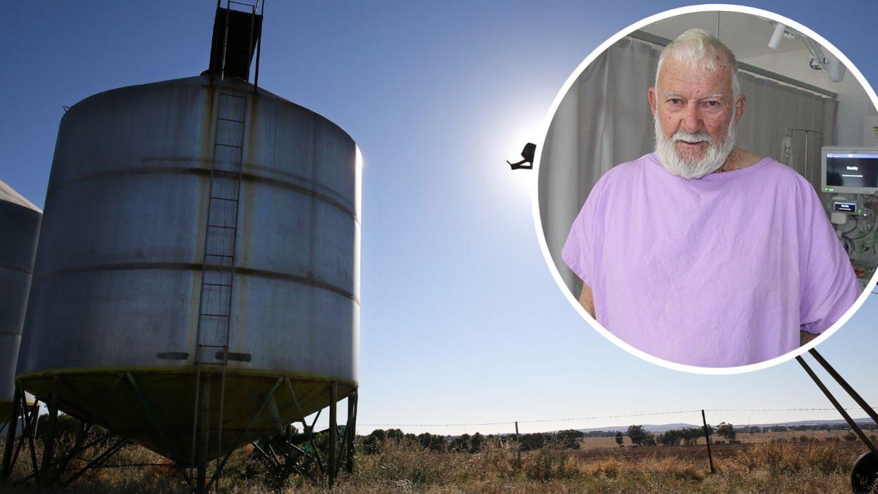 John Lawson was cut out of a silo on Thursday afternoon (February 23).