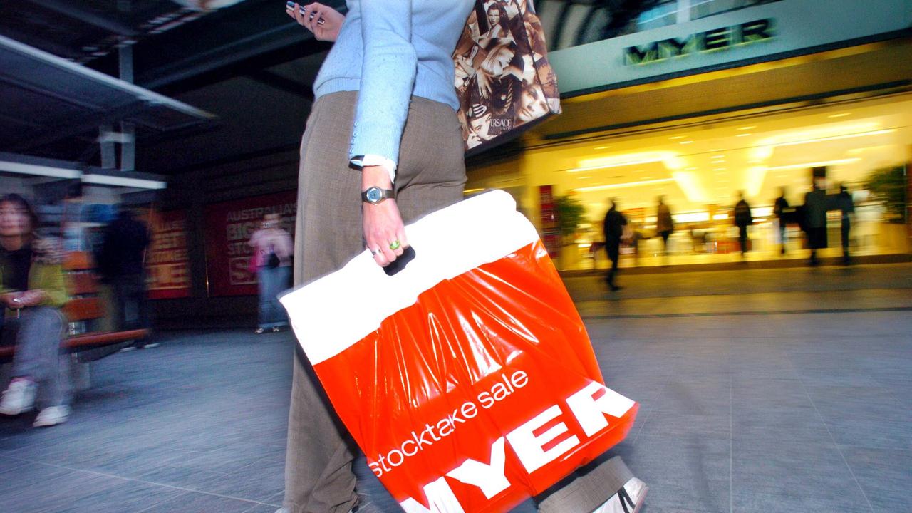 Myer on sale bags sale