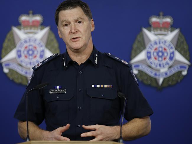 Victoria Police Chief Commissioner Shane Patton. Picture: AAP