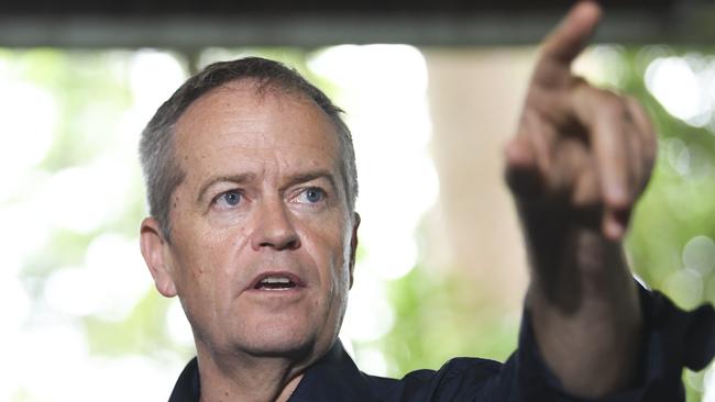 Labor leader Bill Shorten is currently campaigning in Queensland. Picture: AAP Image/Lukas Coch