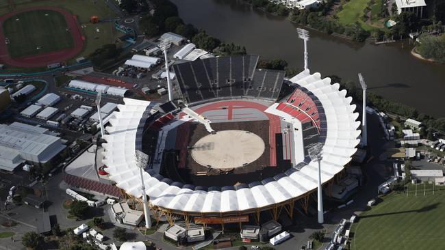 Metricon Stadium, Commonwealth Games opening ceremony venue. Picture: NIGEL HALLETT