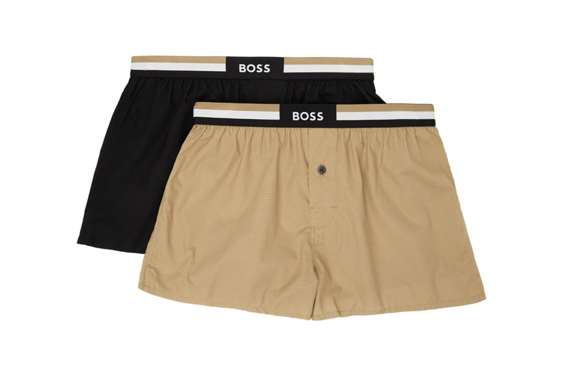 <h2>The most fashionable boxers: <a href="https://www.ssense.com/en-au/men/designers/boss-hugo-boss/underwear-loungewear" target="_blank" rel="nofollow noopener">Boss</a></h2><p>&nbsp;</p><p>If shorts are too long, and you&rsquo;re not really feeling like going commando between the sheets, boxers are your saving grace. Comfortable, not too constricting around your sensitive areas, and in the case of these <a href="https://www.gq.com.au/men-of-the-year/5-tips-for-nailing-formalwear-for-event-season-by-way-of-boss/image-gallery/e7458963f09d301f5b345ced495d55f4" target="_blank" rel="noopener">Boss</a> ones, <em>stylish</em>. If your dentist says you grind in your sleep, make sure you&rsquo;re flexing on them too with these. With two in a pack, you can interchange as you see fit. Win-win.</p><p>&nbsp;</p><p class="button-common"><a title="Shop Boss" href="https://www.ssense.com/en-au/men/designers/boss-hugo-boss/underwear-loungewear" target="_blank" data-cta="Shop Boss" data-editable="true">Shop Boss</a></p><p>&nbsp;</p>