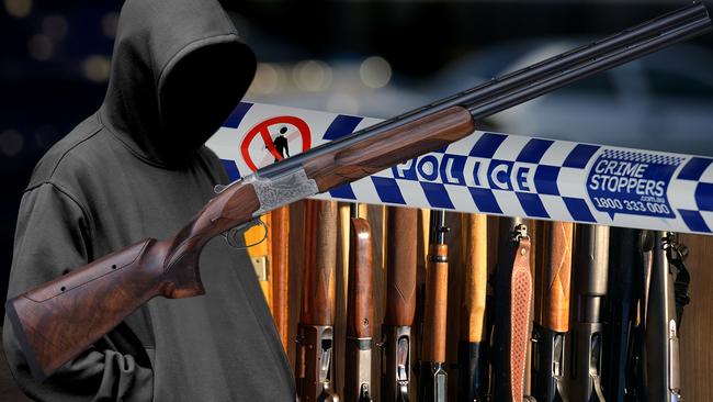 An alarming number of guns are being stolen in Victoria in targeted raids.